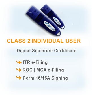 Class 2 - Digital Signature Certificates